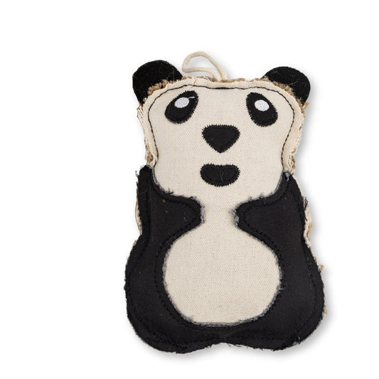 Canvas & Jute Panda-Shaped Dog Chew Toy – Durable, Safe and Non-Toxic