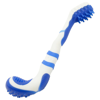 Pet Life ® 'Denta-Brush' TPR Durable Tooth Brush and Dog Toy