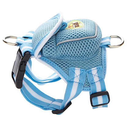 Pet Life ® 'Pocket Bark' Reflective Adjustable Fashion Pet Dog Harness w/ Hook-and-Loop Pouch and Dual Harness Rings