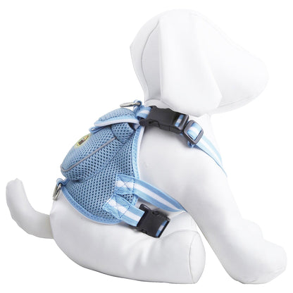Pet Life ® 'Pocket Bark' Reflective Adjustable Fashion Pet Dog Harness w/ Hook-and-Loop Pouch and Dual Harness Rings