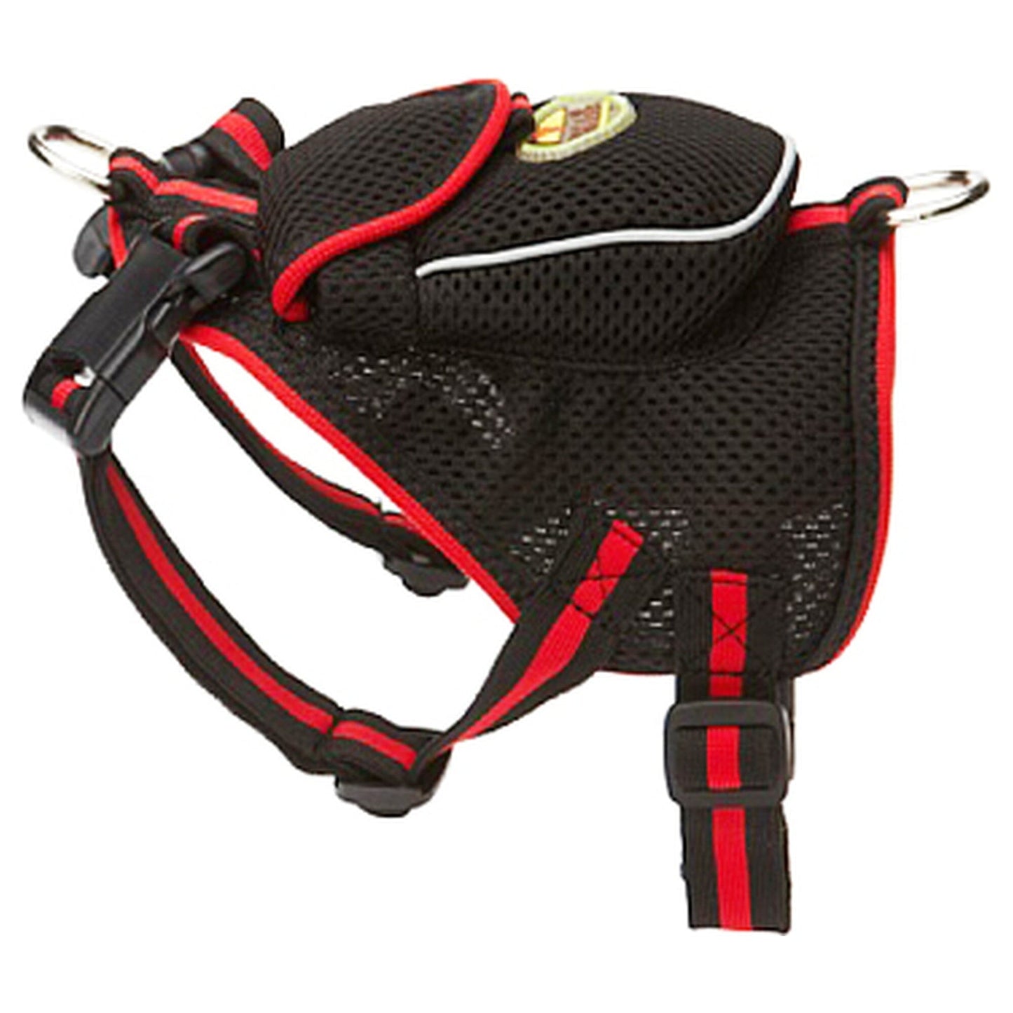 Pet Life ® 'Pocket Bark' Reflective Adjustable Fashion Pet Dog Harness w/ Hook-and-Loop Pouch and Dual Harness Rings