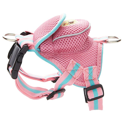 Pet Life ® 'Pocket Bark' Reflective Adjustable Fashion Pet Dog Harness w/ Hook-and-Loop Pouch and Dual Harness Rings