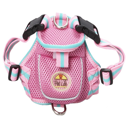 Pet Life ® 'Pocket Bark' Reflective Adjustable Fashion Pet Dog Harness w/ Hook-and-Loop Pouch and Dual Harness Rings