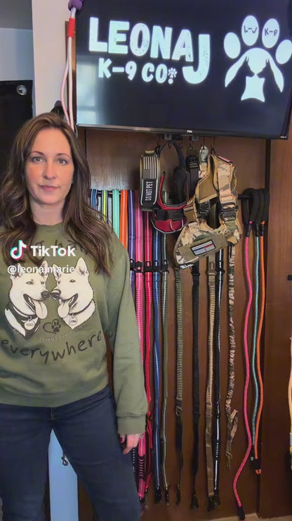 Camo Dual-Handle Bungee Leash