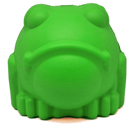 Bull Frog Dog Chew Toy & Treat Dispenser - USA Made | SodaPup