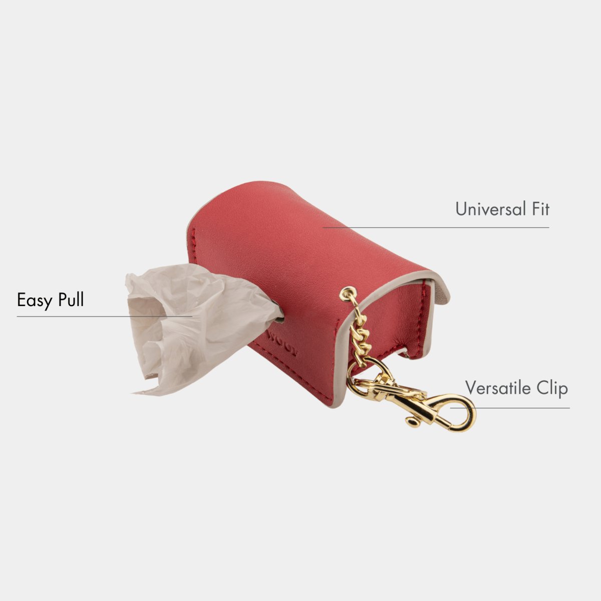 Waste Bag Holder - Vegan Leather - Bag Dispenser