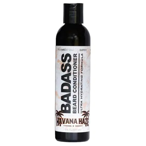 Badass Beard Care Beard Conditioner For Men - Havana Haze 8 oz - Made of Natural Ingrediens for Healthy Soften and Itchness Free Beard and Mustache